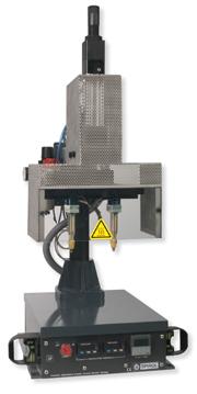 Machine SPIROL Modèle HPD à insertion thermique, pneumatique à deux pointes