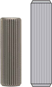 Les molettes droites offrent une forte résistance aux forces de rotation mais une résistance minimale aux charges axiales. 