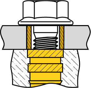 Figure 5: Assemblage boulonné idéal