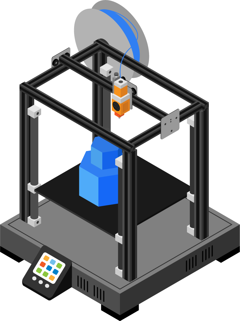 Figure 2 : Technologie d’impression FDM
