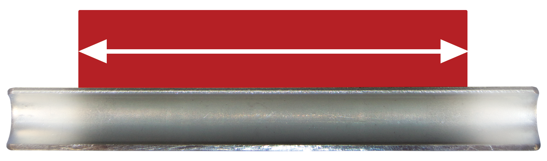 Figure 3: Zinc électrolytique - revêtement in complet du D.I.
